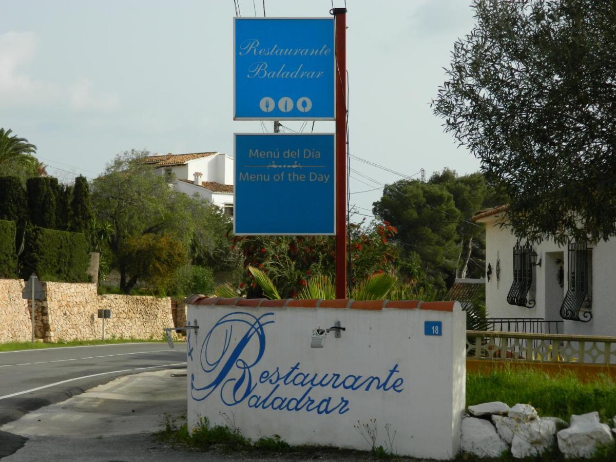 Hotel Restaurant Baladrar Benissa Exterior foto